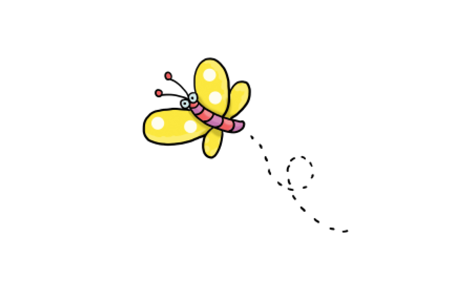 Lichtjesroute vlinder